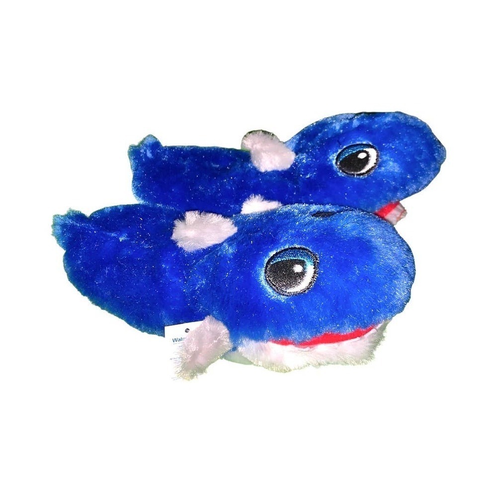 Toddler boys Shark Slippers Size 5-6 Your feet go in it's mouth!